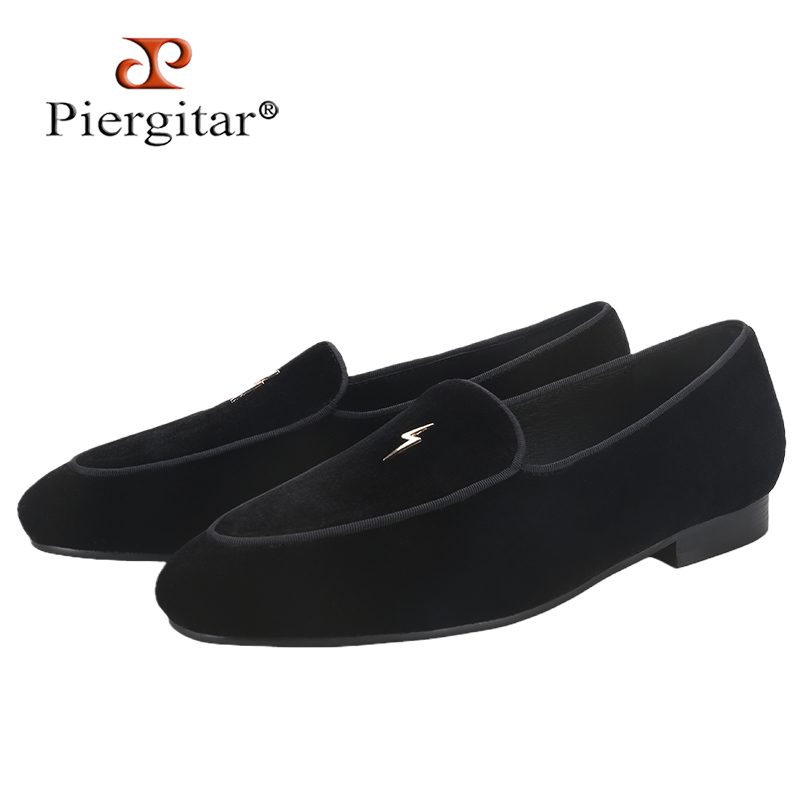 รองเท้าโลฟเฟอร์ผู้ชายสีดำกำมะห - Men'S Formal Wear Slippers บทวิจารณ์และราคา