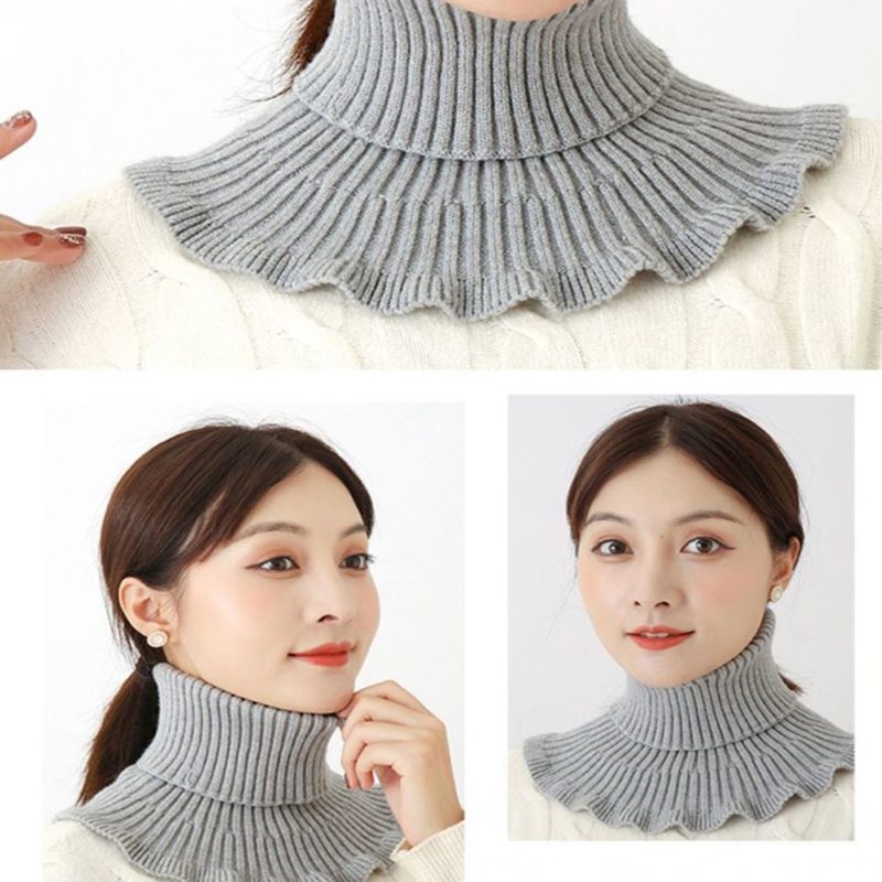 ปลอกคอถักไหมพรมกันหนาวแบบถอดได - Windsor Knot Tie บทวิจารณ์และราคา