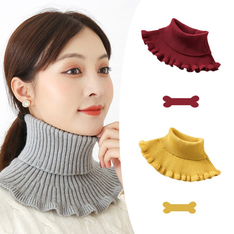 ปลอกคอถักไหมพรมกันหนาวแบบถอดได - Windsor Knot Tie บทวิจารณ์และราคา