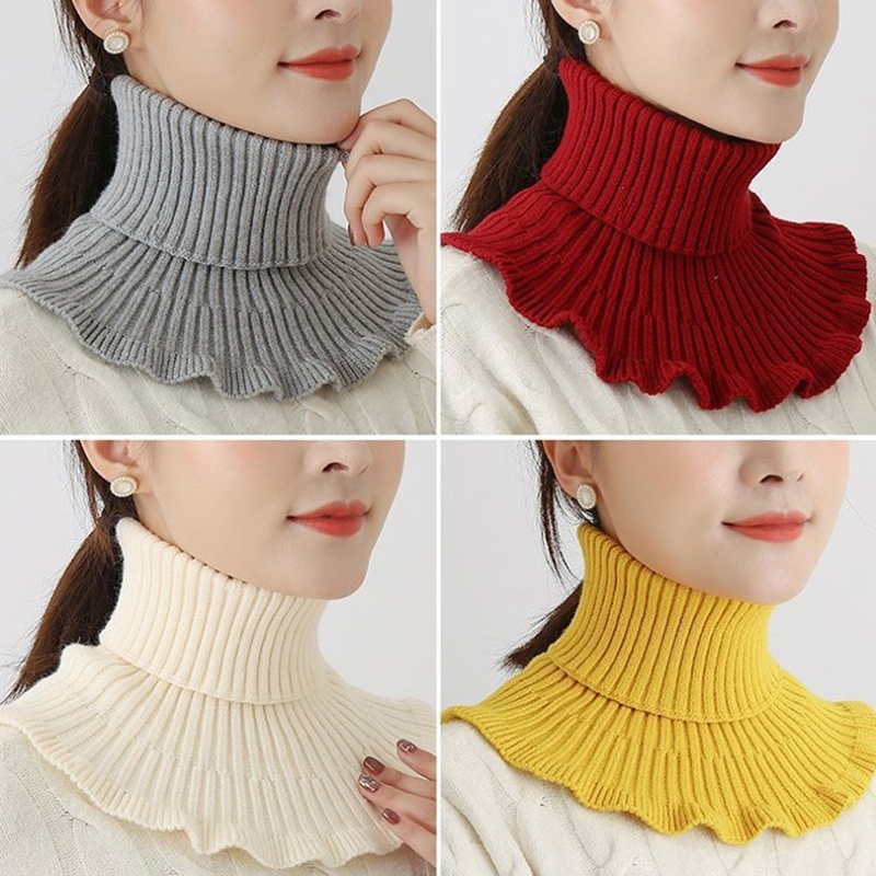 ปลอกคอถักไหมพรมกันหนาวแบบถอดได - Windsor Knot Tie บทวิจารณ์และราคา