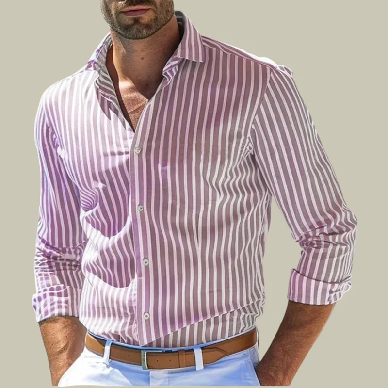 เสื้อเชิ้ตผู้ชายทรงเข้ารูปลายท - Y2K Formal Wear Men บทวิจารณ์และราคา
