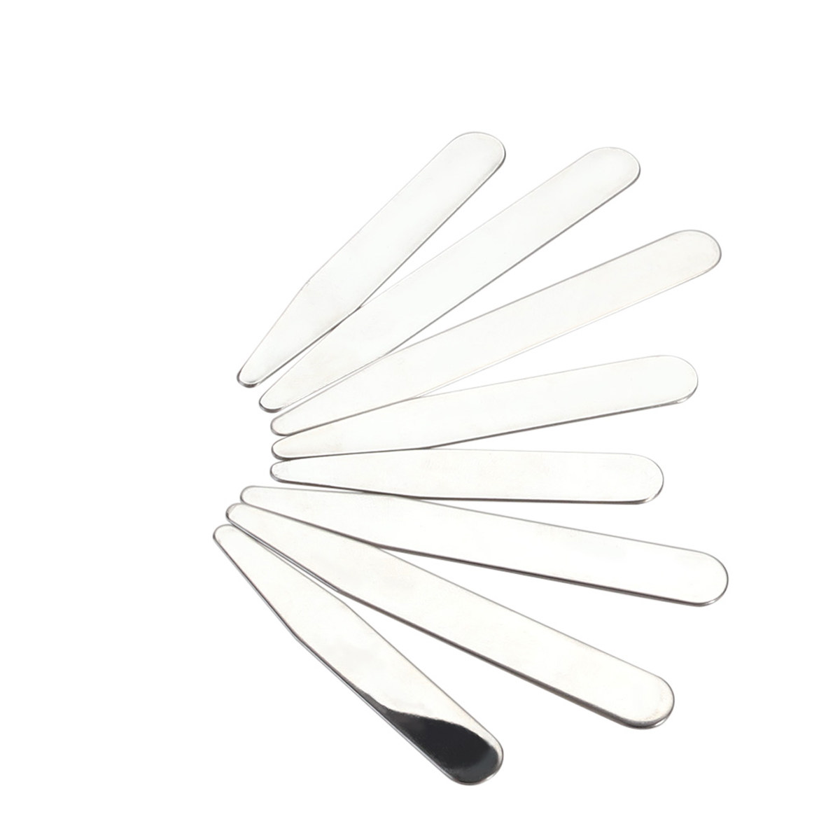 ชุดเหล็กดันปกเสื้อ 8 ชิ้น 4 ขน - Collar Stay Metal บทวิจารณ์และราคา
