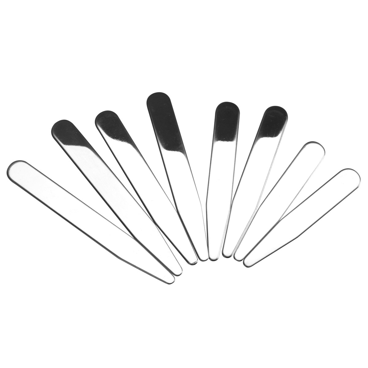 ชุดเหล็กดันปกเสื้อ 8 ชิ้น 4 ขน - Collar Stay Metal บทวิจารณ์และราคา