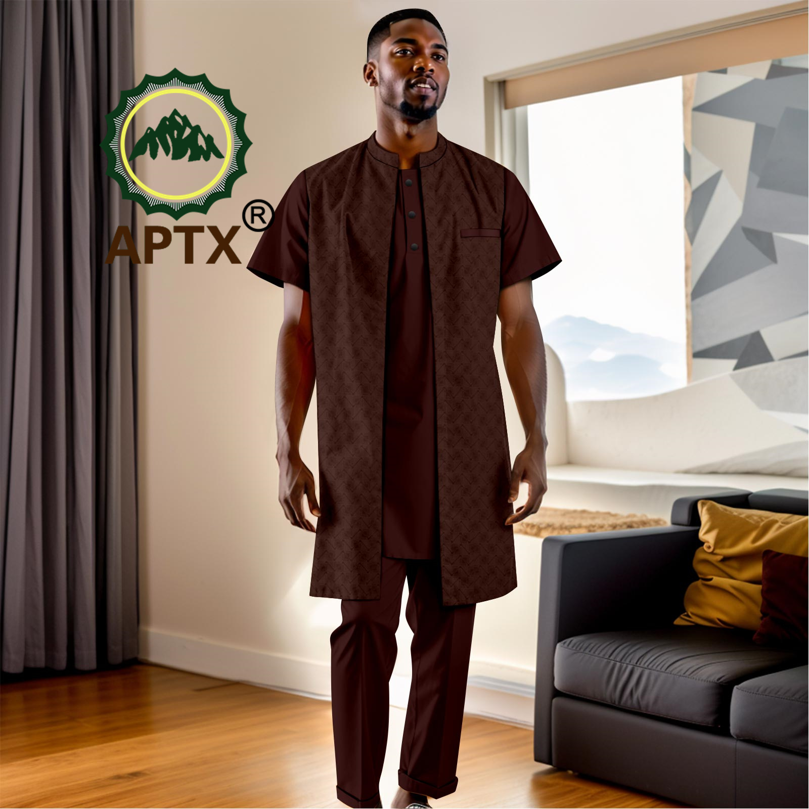 แอฟริกันเสื้อผ้าสําหรับชายแบบด - Men Formal Party Wear Shirt บทวิจารณ์และราคา