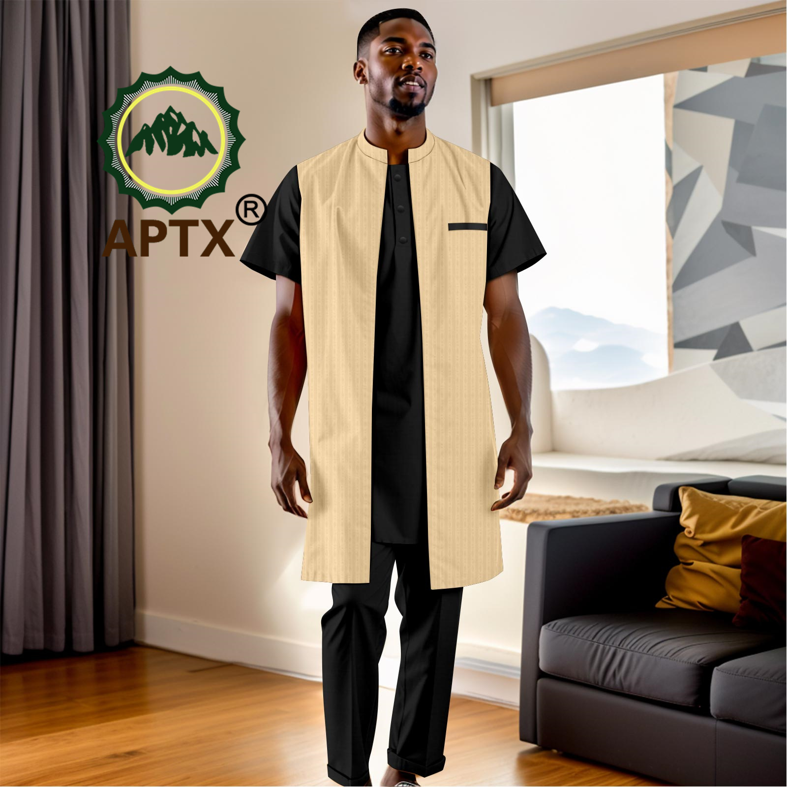 แอฟริกันเสื้อผ้าสําหรับชายแบบด - Men Formal Party Wear Shirt บทวิจารณ์และราคา