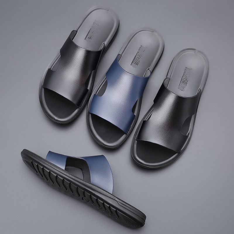 รองเท้าหนังลำลองสำหรับผู้ชายรุ - Men'S Formal Wear Slippers บทวิจารณ์และราคา