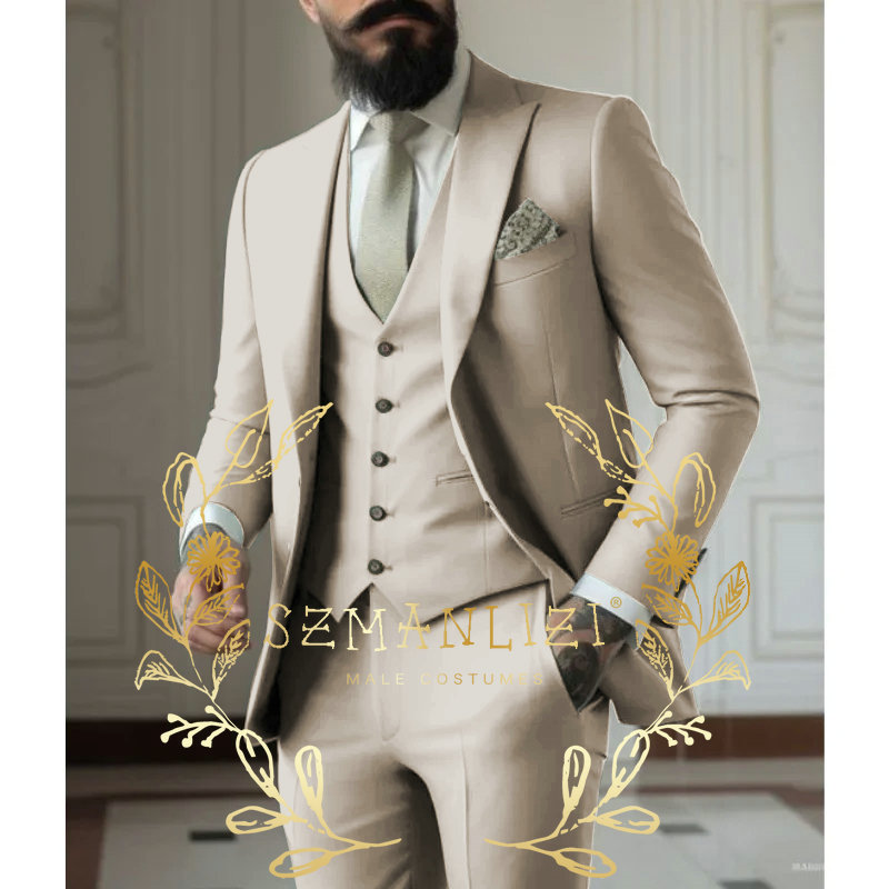 แสงสีเขียวชุดผู้ชายชุด 3 ชิ้นง - Men Formal Wear Jacket บทวิจารณ์และราคา