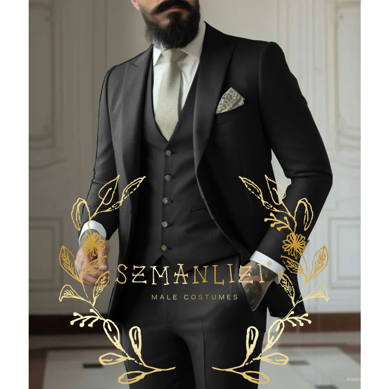 แสงสีเขียวชุดผู้ชายชุด 3 ชิ้นง - Men Formal Wear Jacket บทวิจารณ์และราคา
