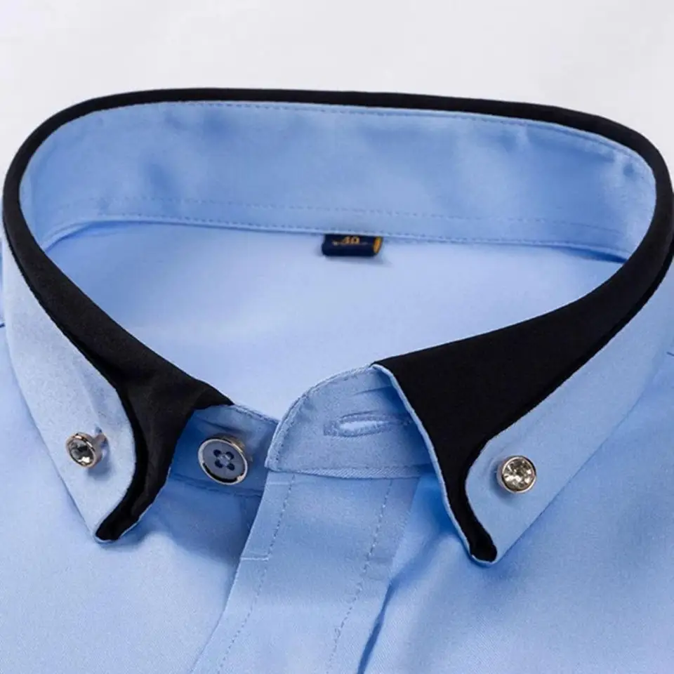 เสื้อเชิ้ตแฟชั่นผู้ชายใหม่ แนว - Men Formal Party Wear Shirt บทวิจารณ์และราคา
