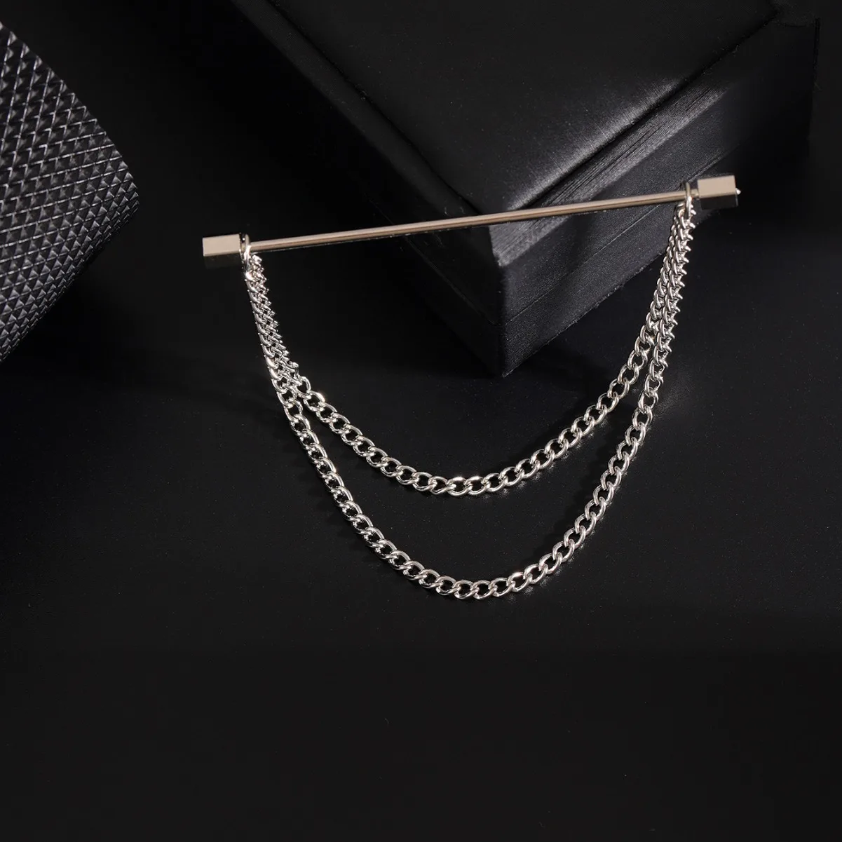 เข็มกลัดติดปกเสื้อแบบเรียบง่าย - Collar Stay Metal บทวิจารณ์และราคา