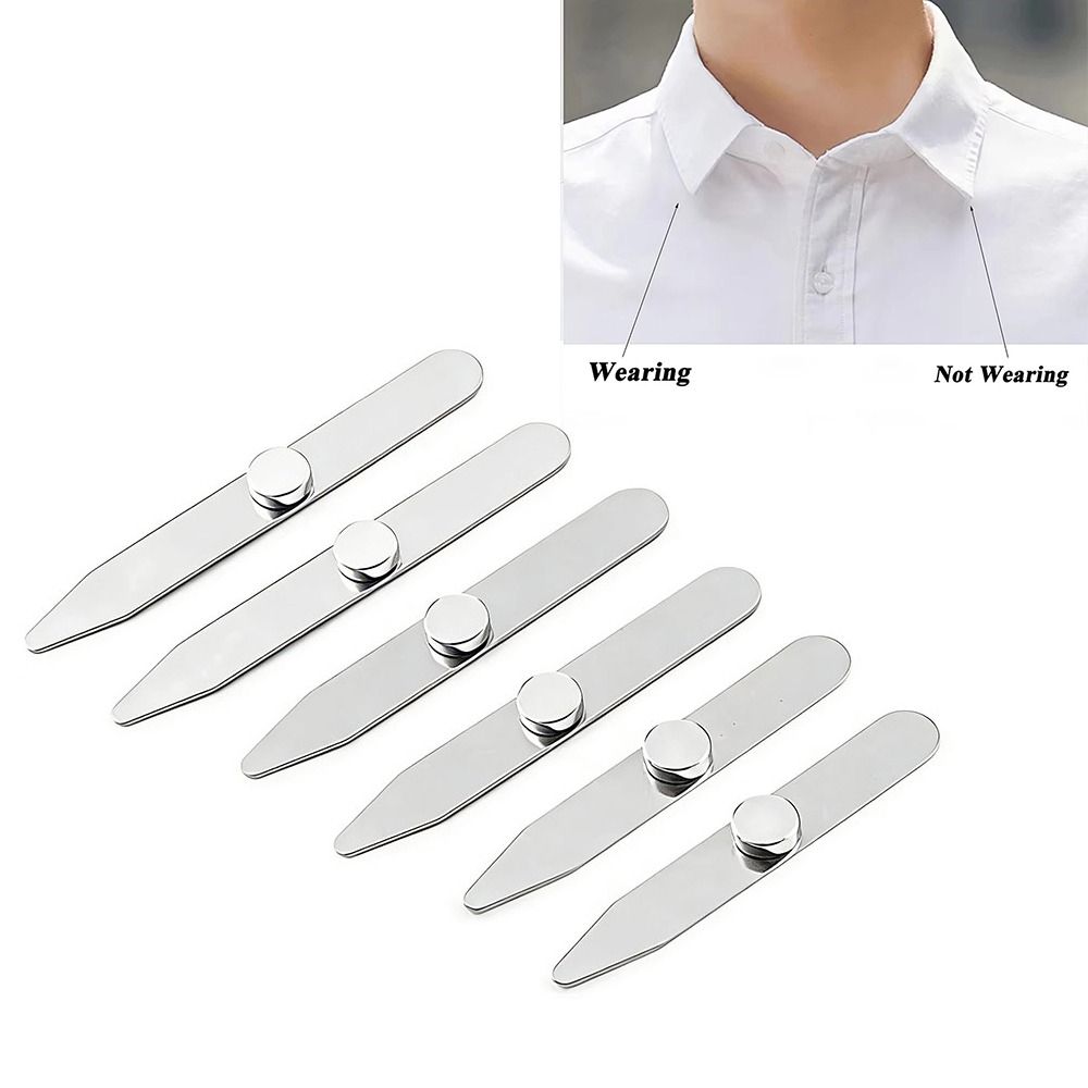 ชุดเสริมคอเสื้อสแตนเลสแบบแม่เห - Collar Stay Metal บทวิจารณ์และราคา