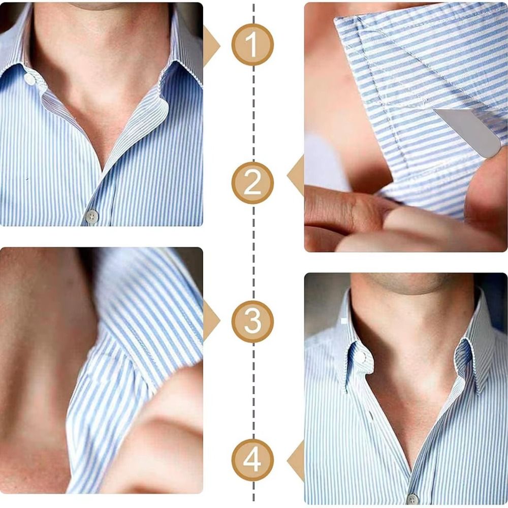 แผ่นเสริมคอเสื้อสแตนเลสแบบแม่เ - Collar Stay Metal บทวิจารณ์และราคา