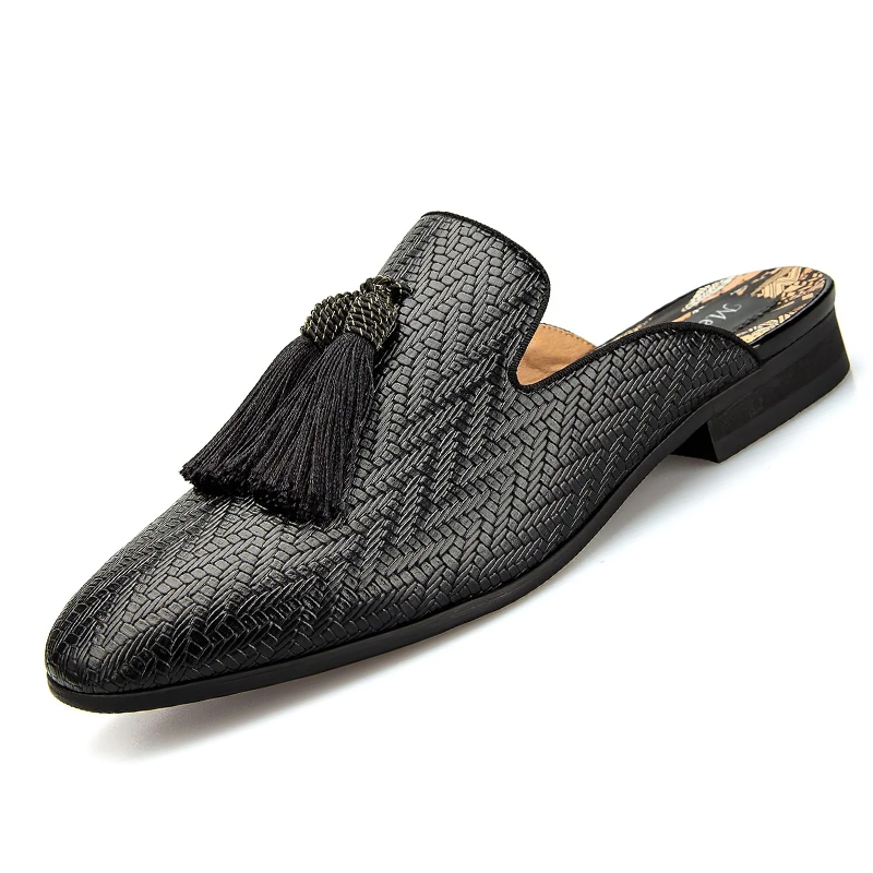 รองเท้าแตะหนังระบายอากาศฤดูร้อ - Men'S Formal Wear Slippers บทวิจารณ์และราคา
