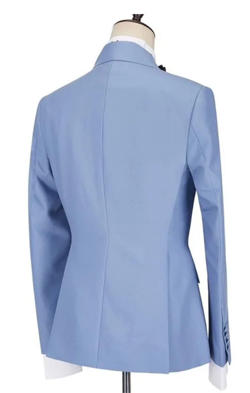 ชุดสูทผู้ชายสีน้ำเงินสไตล์ฤดูใ - Men Formal Wear Purple บทวิจารณ์และราคา
