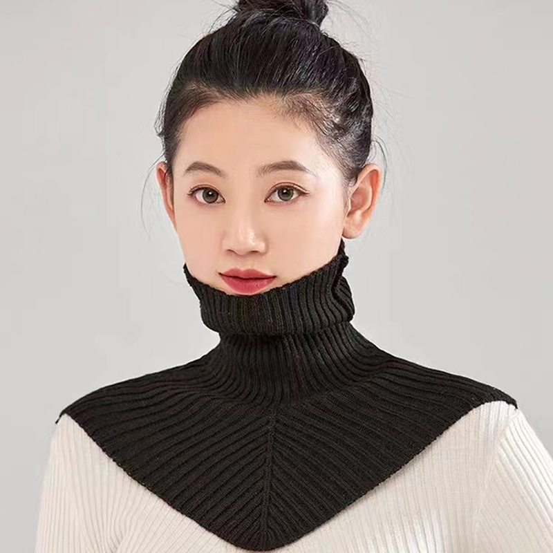 ผู้หญิงฤดูหนาวถักผ้าฝ้ายปลอมคอ - Windsor Knot Tie บทวิจารณ์และราคา