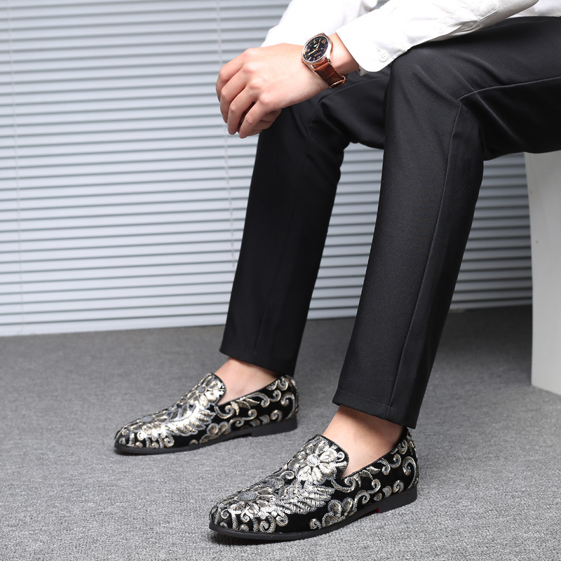 รองเท้าโลฟเฟอร์กำมะหยี่สำหรับผ - Men'S Formal Wear Slippers บทวิจารณ์และราคา